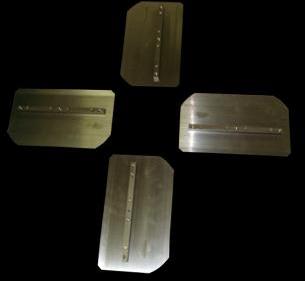 Set pales de finition DIAM T120-100 (4 pièces) pou