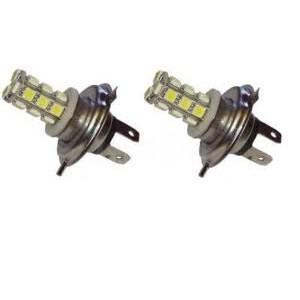 2 ampoules à leds h4 - smd 18 blanc pur