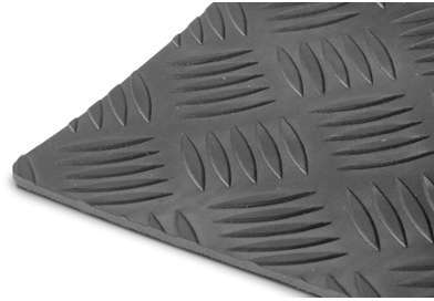 Tapis caoutchouc diamant 10m x 1 2m x 3mm MW-Tools Tapis caoutchouc diamant 10m