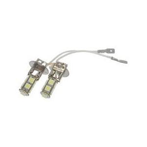 2 ampoules à leds h3 - smd 8 blanc pur