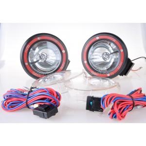 2 spots xénon racer 55w Ø100mm 12v
