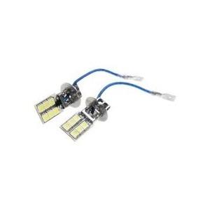 2 ampoules à leds h3 - smd 12 blanc pur