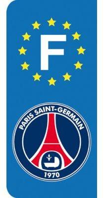 Stickers Plaque PSG Paris