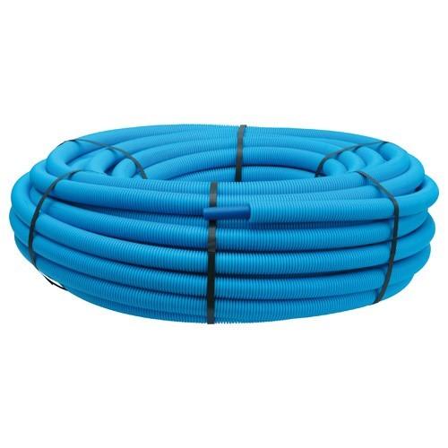 10m Tube PER pré-gainé Bleu SOMATHERM Ø25