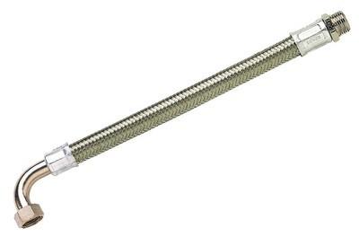 Tuyau flexible - flexible inox avec coude 1 - Longueur Tuyau flexible - flexible