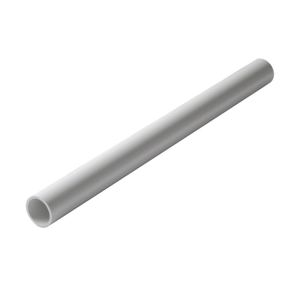 Tube PVC blanc NF Nicoll Ø50 - bout lisse - barre