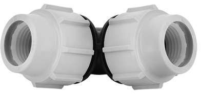 Raccord PE compression - Coude 90 PE compression PLASSON Raccord PE compression - Coude