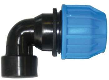 Raccord PE compression - Coude 90 taraudé PE Compression Raccord PE compression - Coude
