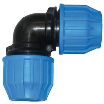 Raccord PE compression - Coude 90 PE Compression 63 Raccord PE compression - Coude