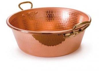 Bassine à Confiture MPassion 44 cm cuivre martelé