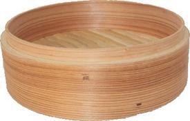 Panier en bambou pour cuisson vapeur diamètre 18c