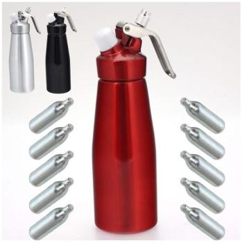 Siphon chantilly ALUMINIUM chaud/froid 500 ml - 2è