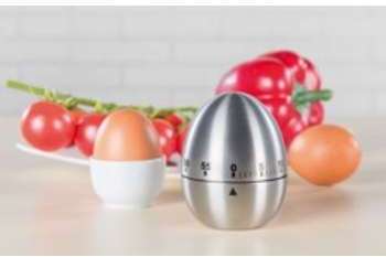 Minuteur de cuisine 60 minutes en acier inoxydable Minuteur de cuisine 60 minutes