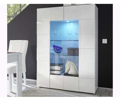 Vaisselier blanc laqué design ATMORE