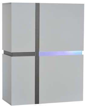Vaisselier à LEDs - KRYS - L 96 x l 42 x H 131 Vaisselier à LEDs - KRYS -