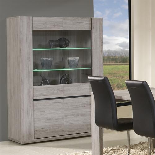 Argentier-vaisselier 2 portes contemporain VENISE,