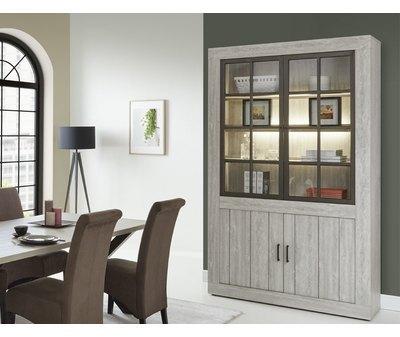 Vaisselier contemporain couleur bois clair FERGUS