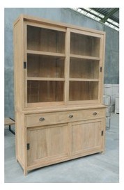 Buffet 2 corps 1M50 Patine - Finition huilée inc