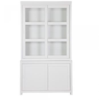 Vaisselier pin massif blanc Wessel