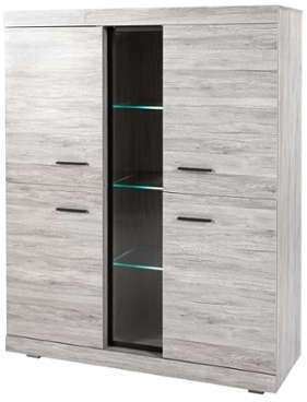 Vaisselier 4 portes - REJY - L 130 x l 48 x H 164 Vaisselier 4 portes - REJY