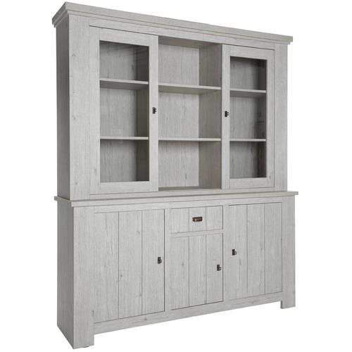 Vaisselier avec bahut contemporain 185 cm coloris