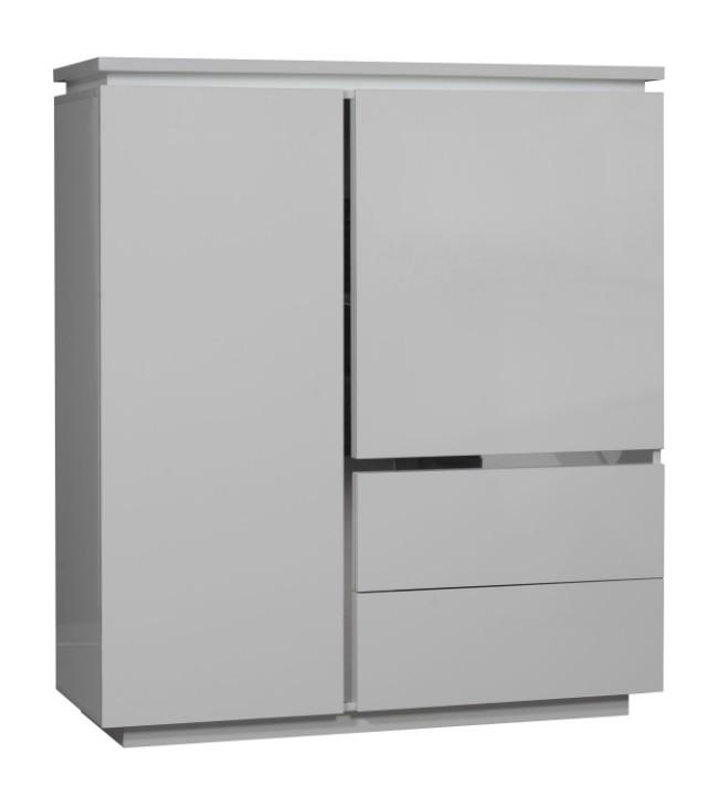 Vaisselier-Bar 2 portes et 2 tiroirs Design 110 cm