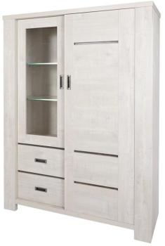 Vaisselier 1 vitrine - OJI - L 128 x l 47 x H 170 Vaisselier 1 vitrine - OJI