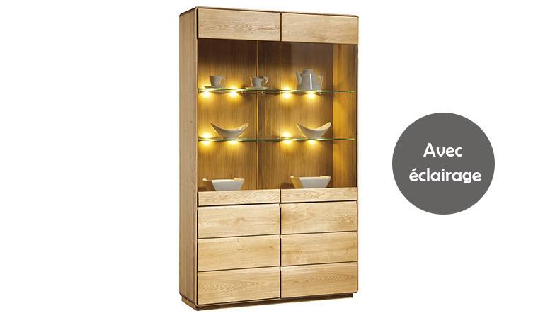 GRAND VAISSELIER EN BOIS BROSSÉ 4 PORTES - Modèle