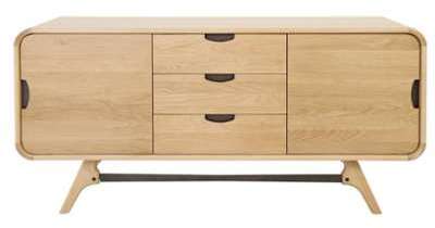Buffet chêne Flow - 165 x 47 x 80 cm - Beige Buffet chêne Flow - 165 x