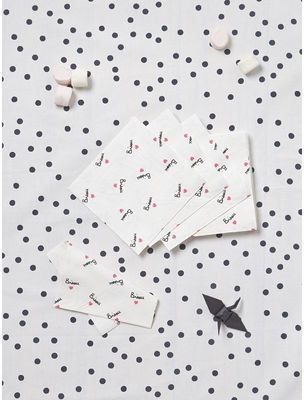 Serviette papier bisou par lot de 20 - my little d