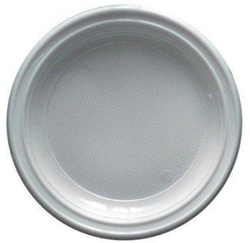 100 ASSIETTES RONDES BLANCHES 20.5CM
