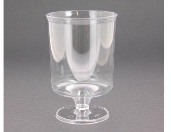 Verre à pied plastique 16cl (x12)