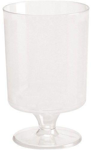 Verre à pied plastique