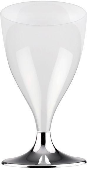 10 VERRES VIN/EAU EASY ARGENT CHROME