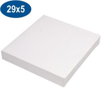 Boite pâtissière en carton blanche 29x5 cm