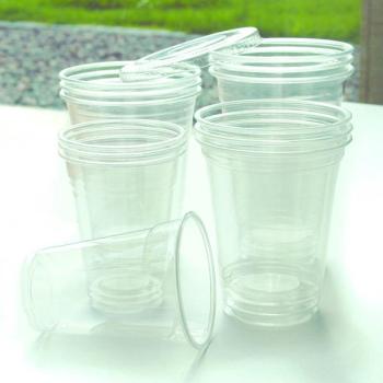 Gobelet transparent plastique rigide 37,5cl - Lot