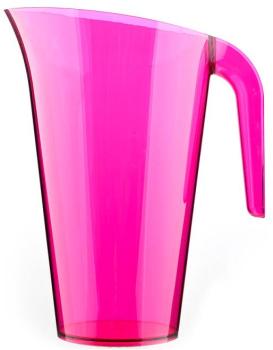 Carafe en plastique rigide framboise 1,5 L
