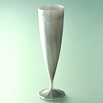 10 FLÛTES À CHAMPAGNE MONOBLOC ARGENT 13,5 CL