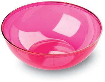 Saladier en plastique rigide framboise 3,5 L
