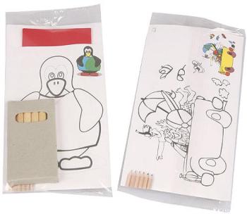 Etui couverts enfant à colorier