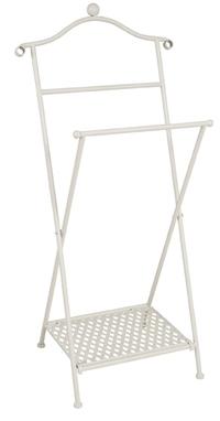 Valet de nuit blanc-teinte Dim : L46 x H98 x P35 c