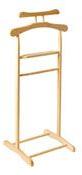Valet de nuit en bois massif FUNNY Naturel Simple