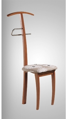 Valet de nuit noir sous forme de chaise Dim: 46 x