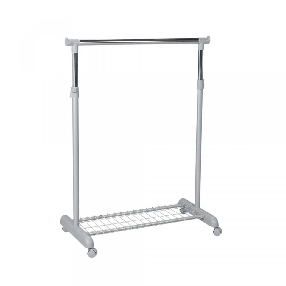 Portant simple extensible pour vétements L83cm Gri