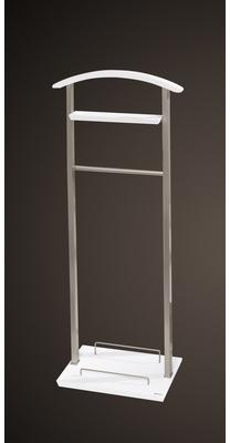 Valet de nuit en acier coloris gris Dim : 47 x 28