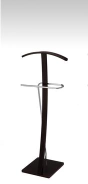 Valet nuit double design coloris Noyer H115 x L47