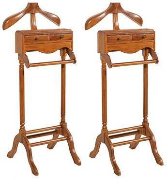 Lot de 2 Valets de chambre en Teck 46 x 44 x 122 c