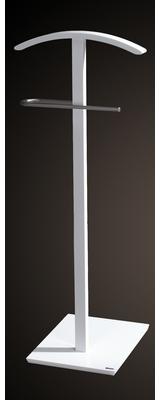 Valet de nuit simple Blanc Dim : 46 x 32 x 112 cm