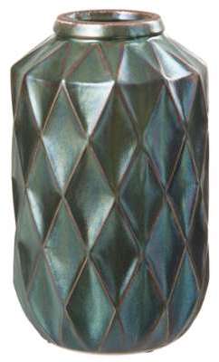 Vase Antique Céramique Vert 32 cm Vase Antique Céramique Vert