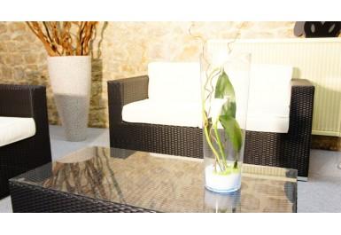Vase lumineux tube à leds